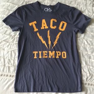 Navy blue Chaser Taco Tiempo shirt size medium